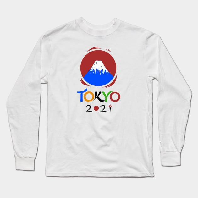 Tokyo Olympic 2021 Long Sleeve T-Shirt by zadaID